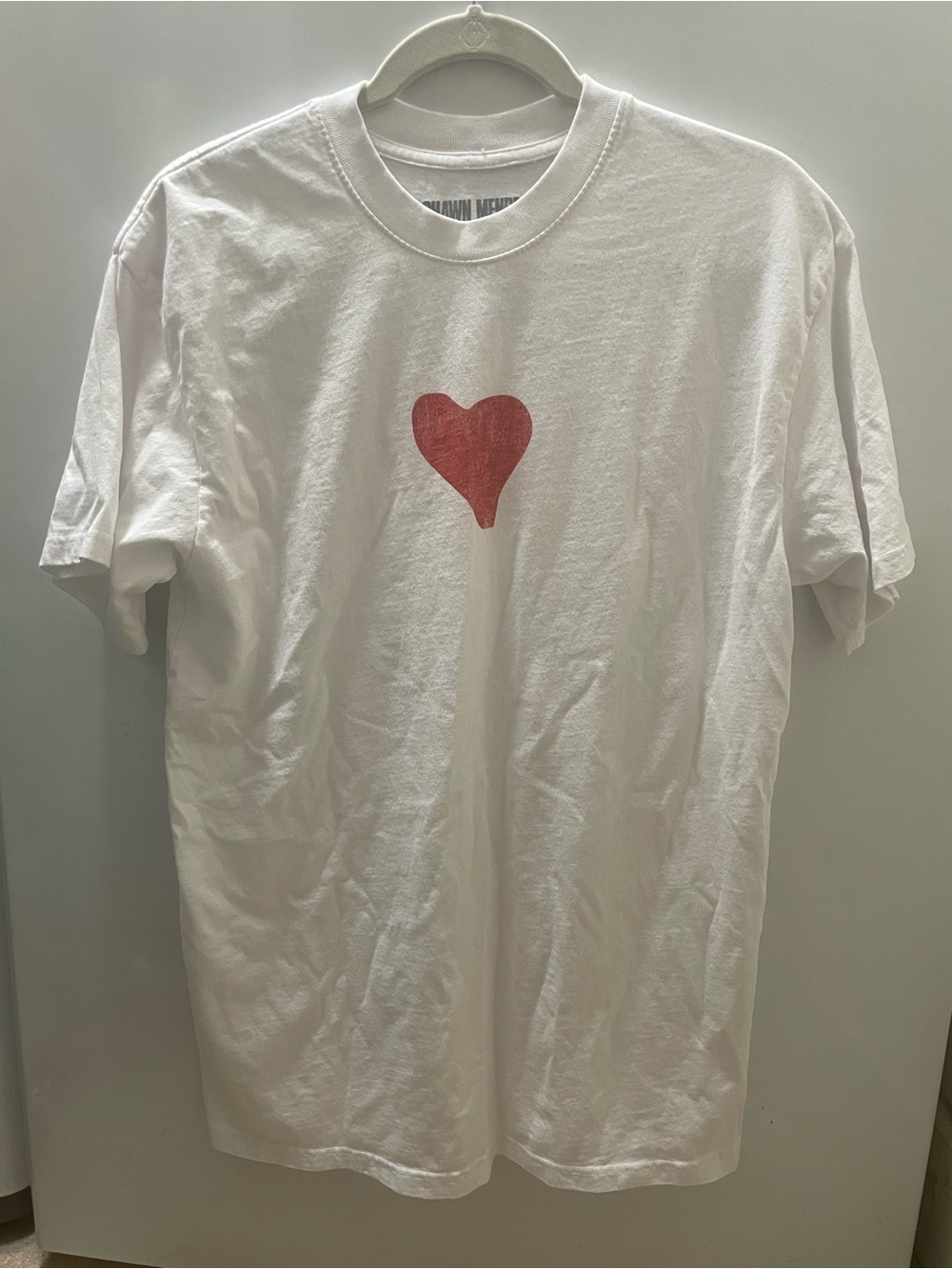 Shawn Mendes T Shirt Size M White Heart On The Road Again Tour OTRA 2025